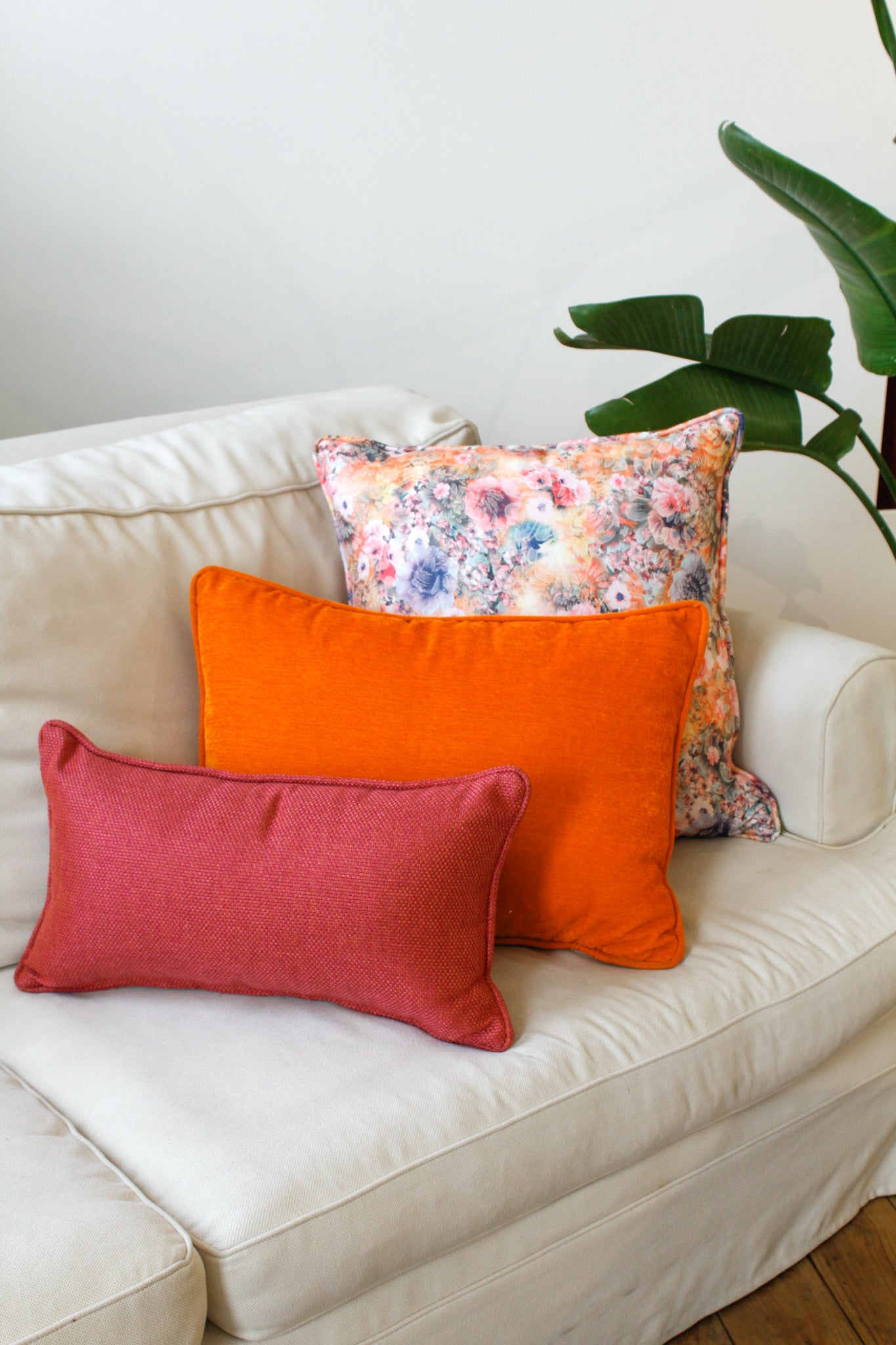 Cushion - Magenta Moire