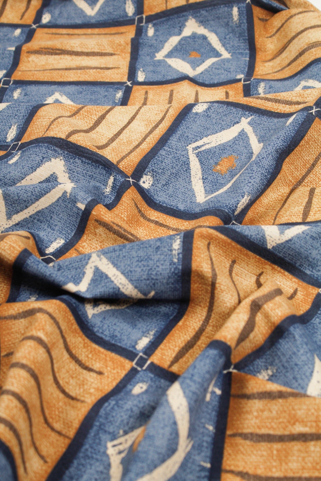 Printed Cotton - Blue Moon
