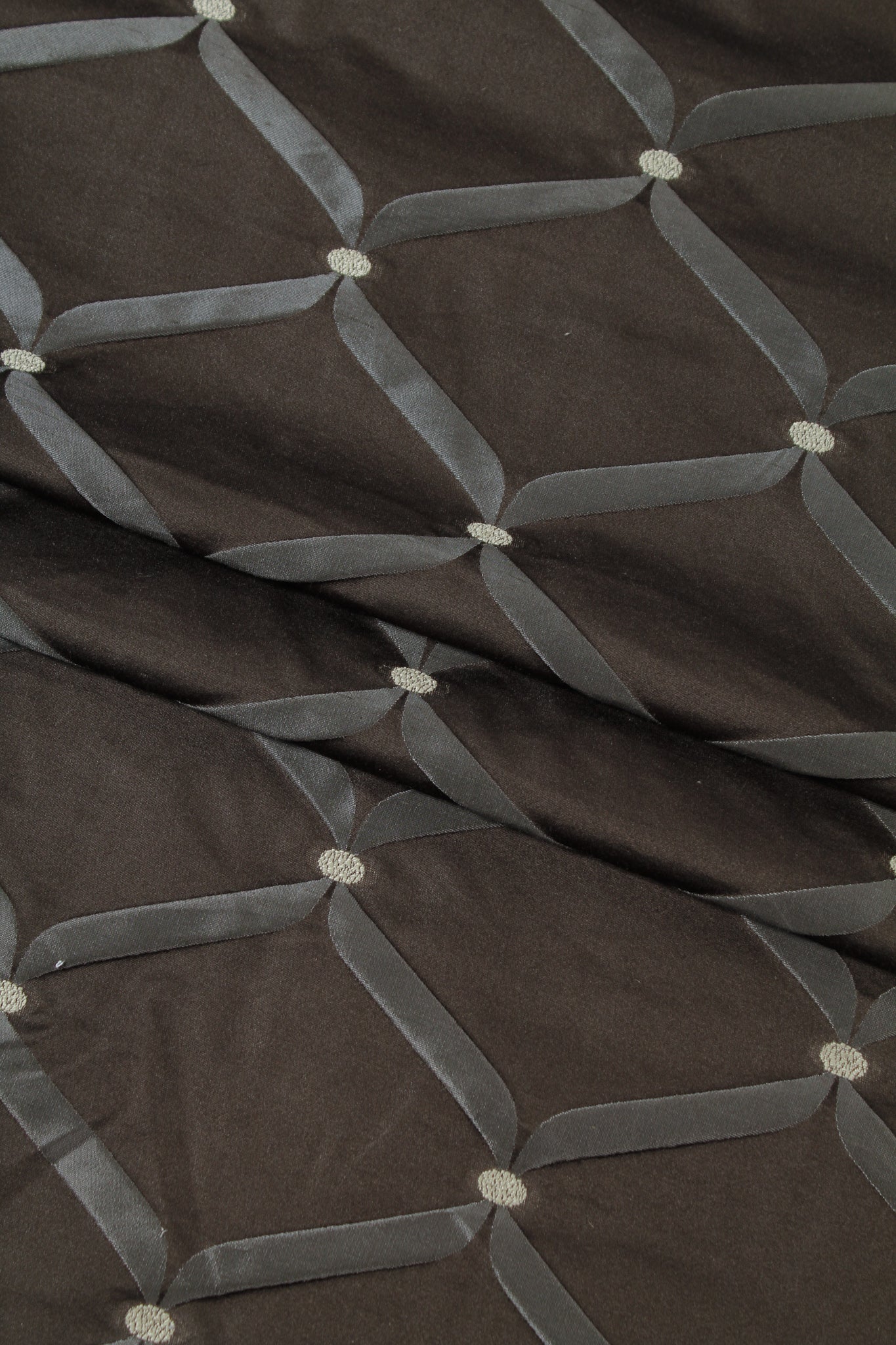 Woven Polyester - Silver Shine