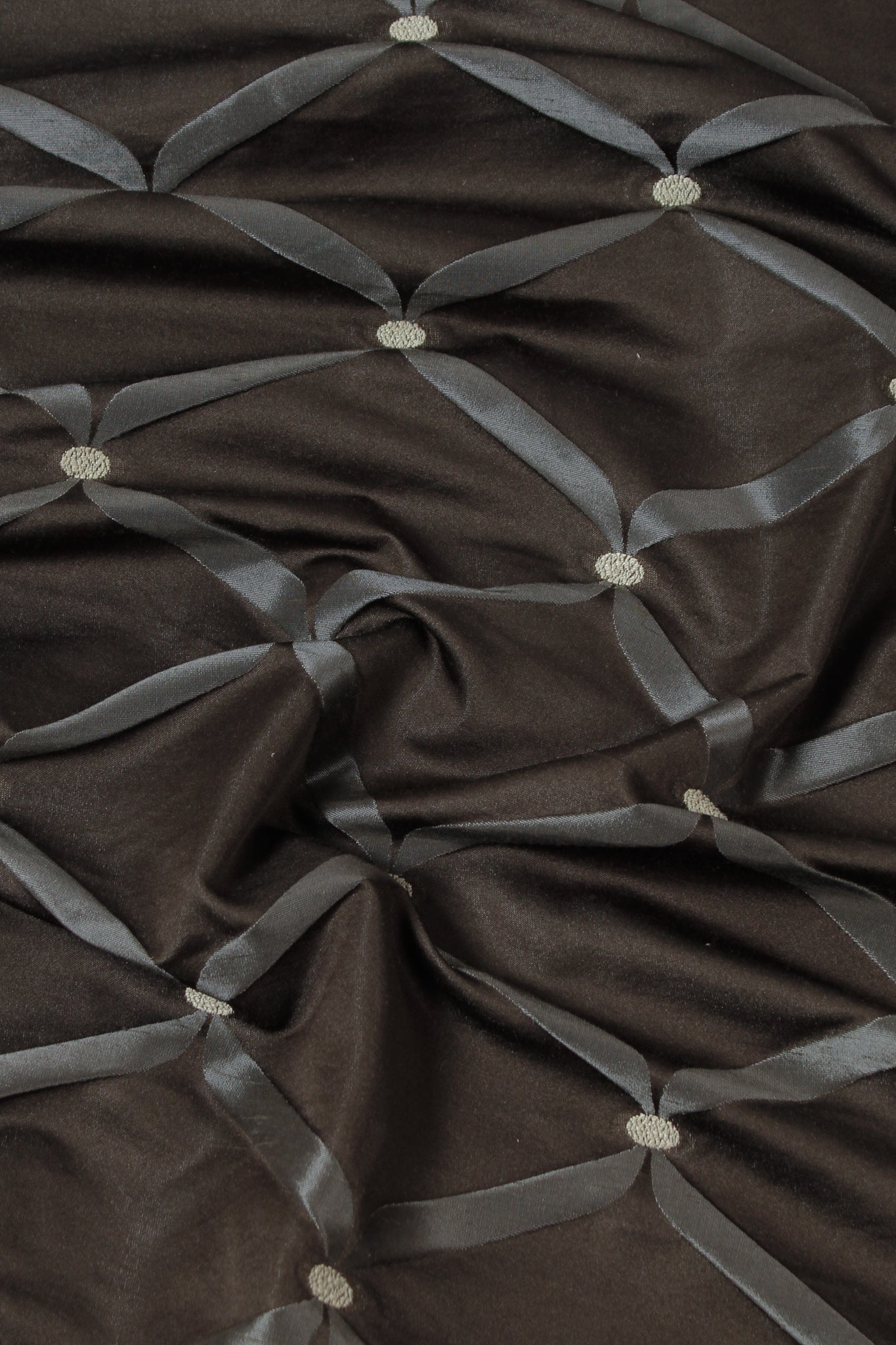 Woven Polyester - Silver Shine